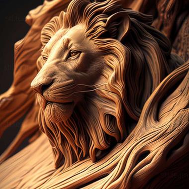 3D модель Король Лев (STL)